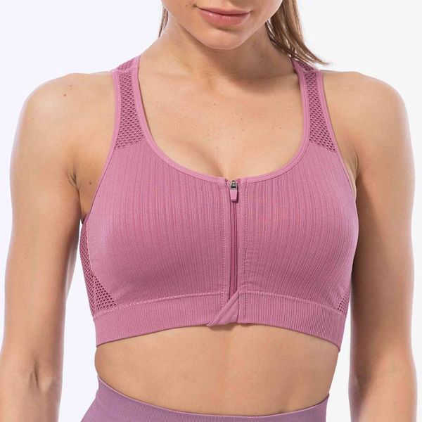 gym clothing vertive sports bra women breathable hollow back front zipper adjustable sportswear running push up vest, White;black
gym clothing vertive sports bra women breathable hollow back front zipper adjustable sportswear running push up vest, White;black
