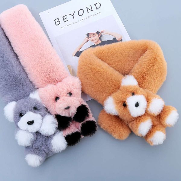 winter 2020 autumn imitation rex rabbit bib cute bear children's plush men's and women's warm neck scarf, Red;brown
winter 2020 autumn imitation rex rabbit bib cute bear children's plush men's and women's warm neck scarf, Red;brown