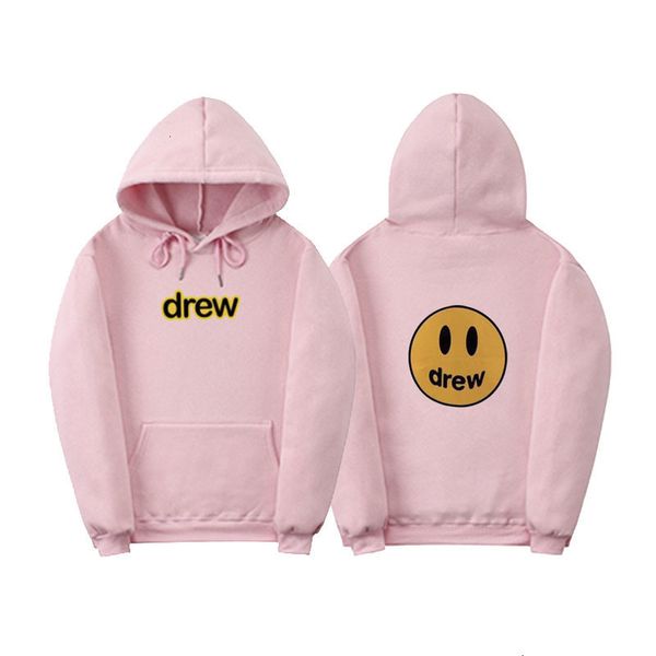 fashion drew fashion sports casual pullover men's and women's street hoodie, White;black 
fashion drew fashion sports casual pullover men's and women's street hoodie, White;black