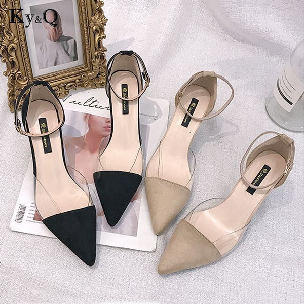 2020 autumn new ladies high heels fashion pointed transparent stiletto shoes wild small fresh shallow mouth casual shoes lj201112, Black
2020 autumn new ladies high heels fashion pointed transparent stiletto shoes wild small fresh shallow mouth casual shoes lj201112, Black