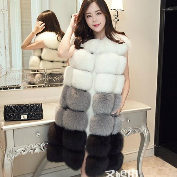 imitation fur vest 2020 new ladies fur patch-work vest slim women long european style all-match coat1, Black
imitation fur vest 2020 new ladies fur patch-work vest slim women long european style all-match coat1, Black