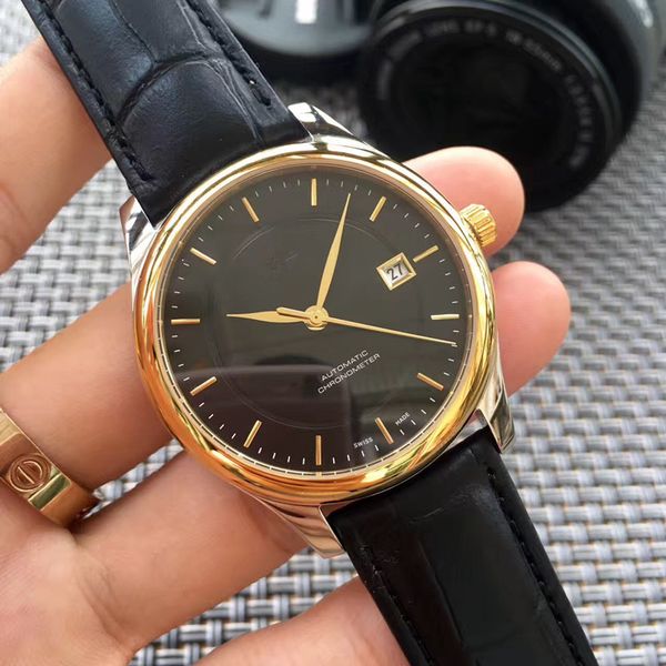 men's high end swiss mechanical watch leather watch, Slivery;brown
men's high end swiss mechanical watch leather watch, Slivery;brown