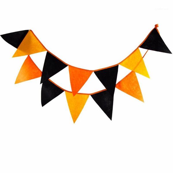 12 flags 3.2m nonwoven fabric black yellow bunting pennant flag banner halloween party decoration1
12 flags 3.2m nonwoven fabric black yellow bunting pennant flag banner halloween party decoration1