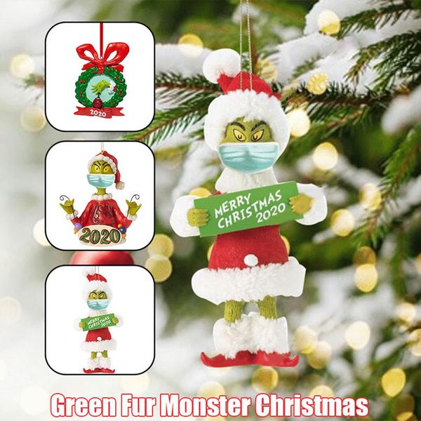 2020 grinch christmas ornaments hanging with date and sign for christmas decorative gift pendant festive party supplies
2020 grinch christmas ornaments hanging with date and sign for christmas decorative gift pendant festive party supplies