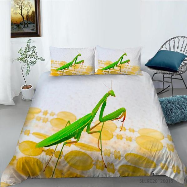 bedding sets arrival praying mantis 3d printing duvet cover set king full sizes for kids home decor 2/3 pcs
bedding sets arrival praying mantis 3d printing duvet cover set king full sizes for kids home decor 2/3 pcs