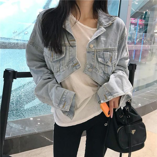 women's jackets jean jacket womens denim coat pockets spring autumn 9ct0050, Black;brown
women's jackets jean jacket womens denim coat pockets spring autumn 9ct0050, Black;brown