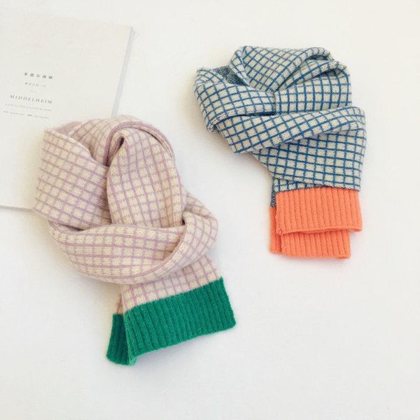 scarves korean version ins small lattice color children's hair scarf autumn and winter men women baby warm neck tide, Blue;gray
scarves korean version ins small lattice color children's hair scarf autumn and winter men women baby warm neck tide, Blue;gray