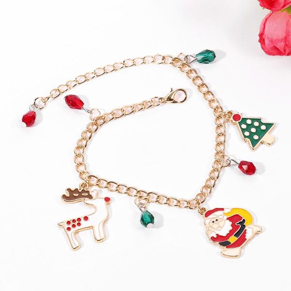 cute santa christmas tree elk crystal chain bracelet for women christmas cute jewelry sweet for girl female charm festival gifts, Golden;silver
cute santa christmas tree elk crystal chain bracelet for women christmas cute jewelry sweet for girl female charm festival gifts, Golden;silver