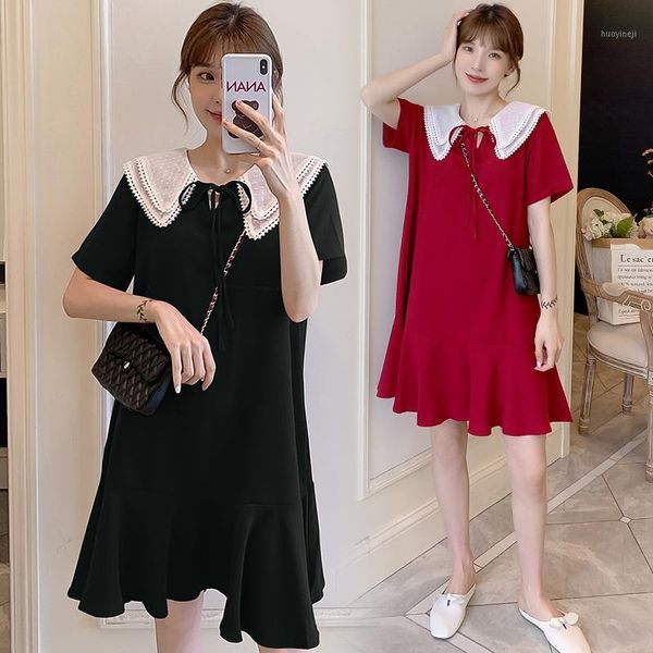 maternity dresses 2126# clothes summer short sleeve turn down collar easy matching loose stylish dress for pregnant women mom dress1, White
maternity dresses 2126# clothes summer short sleeve turn down collar easy matching loose stylish dress for pregnant women mom dress1, White