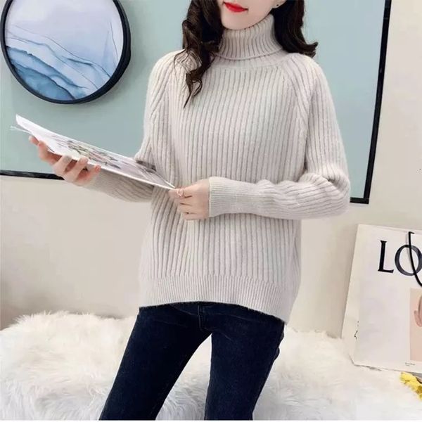 2021 new korean style women's knitting large solid dimensions high-pit neck sweater office lady knitted shirts winter zn23, White;black
2021 new korean style women's knitting large solid dimensions high-pit neck sweater office lady knitted shirts winter zn23, White;black