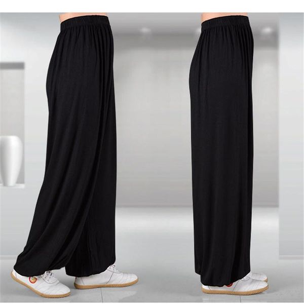 yoga pants high modal tai chi practice yoga sports pants modal 3xl, White;red