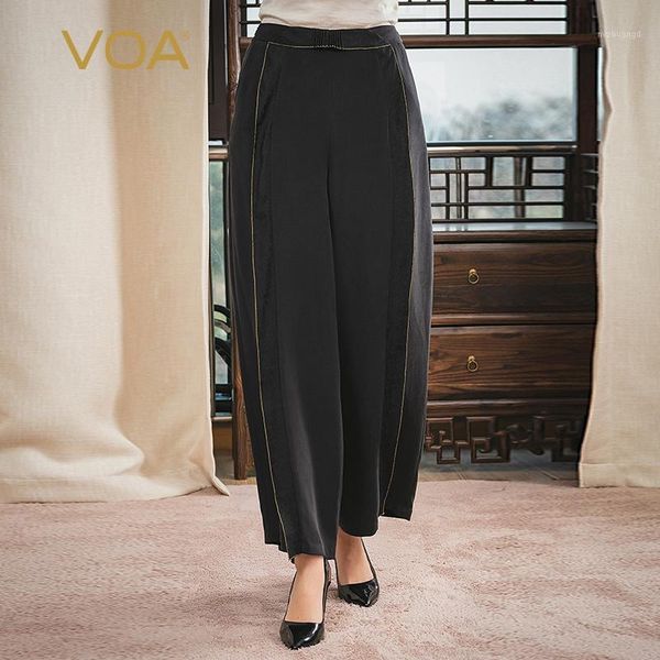 voa silk 30mm black heavy side zipper filler sheet design tucker pleats splicing xie cha dai wide leg pants k13511, Black;white
voa silk 30mm black heavy side zipper filler sheet design tucker pleats splicing xie cha dai wide leg pants k13511, Black;white
