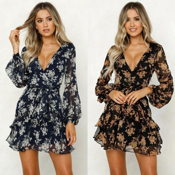casual dresses summer chiffon women dress elegant ladies vintage mini boho floral office long sleeve clothing1, Black;gray
casual dresses summer chiffon women dress elegant ladies vintage mini boho floral office long sleeve clothing1, Black;gray