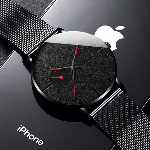 мода mens minimalist watches ультра тонкая мужская бизнес черный нержавеющая сталь сетка сетка кварцевые наручные часы relogio masculino wmt, Silver
мода mens minimalist watches ультра тонкая мужская бизнес черный нержавеющая сталь сетка сетка кварцевые наручные часы relogio masculino wmt, Silver