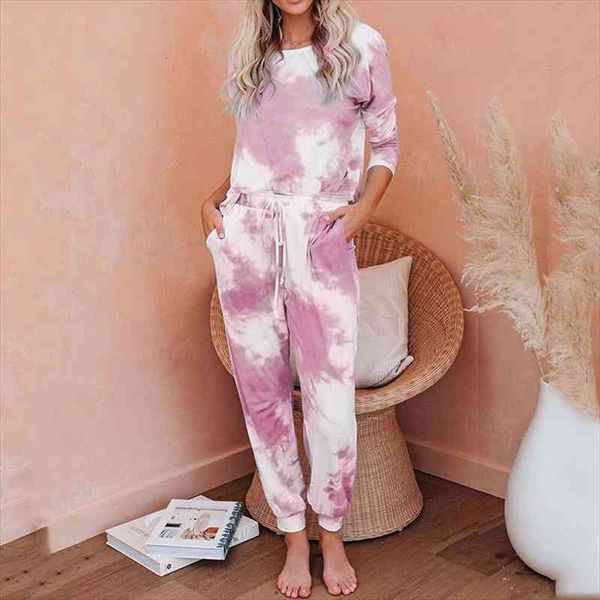 autumn tie dye set women lounge wear tracksuit female lounge set 2 piece loungewear two piece outfits ladies, White
autumn tie dye set women lounge wear tracksuit female lounge set 2 piece loungewear two piece outfits ladies, White