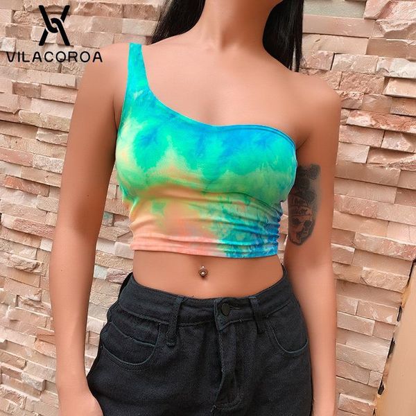 women's tanks & camis colorful print ladies tank one-shoulder tube open back multicolor female summer street fashion holiday crop1, White
women's tanks & camis colorful print ladies tank one-shoulder tube open back multicolor female summer street fashion holiday crop1, White