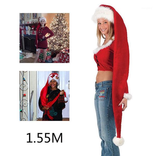 155cm christmas hat plush xmas ornaments decoration for home kids party gift santa hats christmas beanies new year's hat1
155cm christmas hat plush xmas ornaments decoration for home kids party gift santa hats christmas beanies new year's hat1