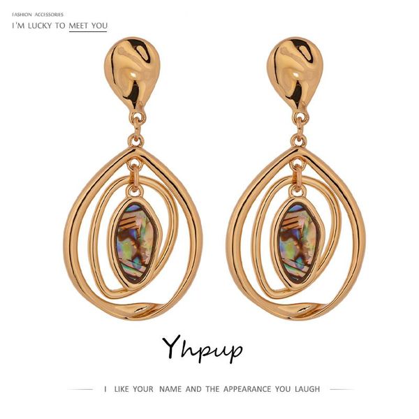 dangle & chandelier yhpup trendy round layered natural shell drop earrings stylish geometric boucle d'oreille femme party 2021, Silver
dangle & chandelier yhpup trendy round layered natural shell drop earrings stylish geometric boucle d'oreille femme party 2021, Silver