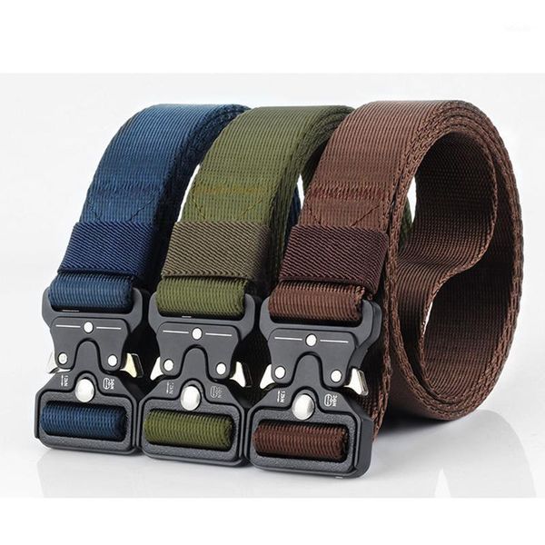 waist support 2021 tactical belt solid metal quick release buckle army training 125cm adjustable length women's1, Black;gray
waist support 2021 tactical belt solid metal quick release buckle army training 125cm adjustable length women's1, Black;gray