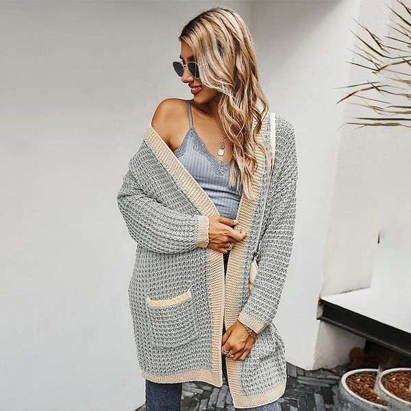 knitted women cardigan long open front cardigan hollow out pockets thick sweater long sleeve loose coat winter1, White
knitted women cardigan long open front cardigan hollow out pockets thick sweater long sleeve loose coat winter1, White