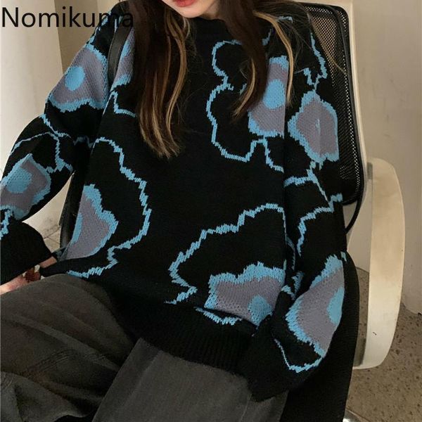 nomikuma flower sweater women o neck long sleeve autumn new vintage pullover jumpers contrast color korean ladies 3d681, White;black
nomikuma flower sweater women o neck long sleeve autumn new vintage pullover jumpers contrast color korean ladies 3d681, White;black
