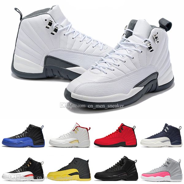 12 12s dark grey wntr bumblebee mens basketball shoes international flight high taxi wings wntr men sports designer trainers sneakers us7-13
12 12s dark grey wntr bumblebee mens basketball shoes international flight high taxi wings wntr men sports designer trainers sneakers us7-13