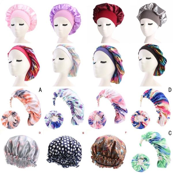 shower caps 1 pcs adjust solid satin bonnet hair styling cap women night sleep hat silk head wrap bathroom accessories
shower caps 1 pcs adjust solid satin bonnet hair styling cap women night sleep hat silk head wrap bathroom accessories