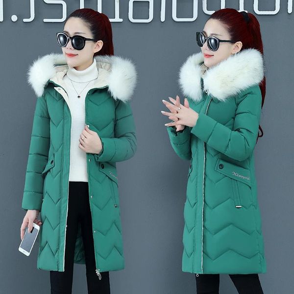 women's down & parkas women long winter solid thicken zipper style big fur warm windproof jackets snow coat for female size m-3xl, Black
women's down & parkas women long winter solid thicken zipper style big fur warm windproof jackets snow coat for female size m-3xl, Black