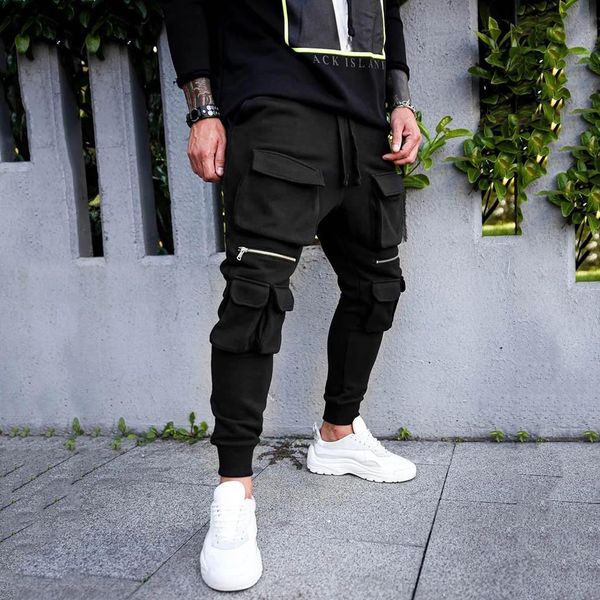 feitong streetwear cargo брюки мужские твердые черные повседневные zip карманные эластичные талии свободные длинные брюки хип-хоп брюки, Black
feitong streetwear cargo брюки мужские твердые черные повседневные zip карманные эластичные талии свободные длинные брюки хип-хоп брюки, Black