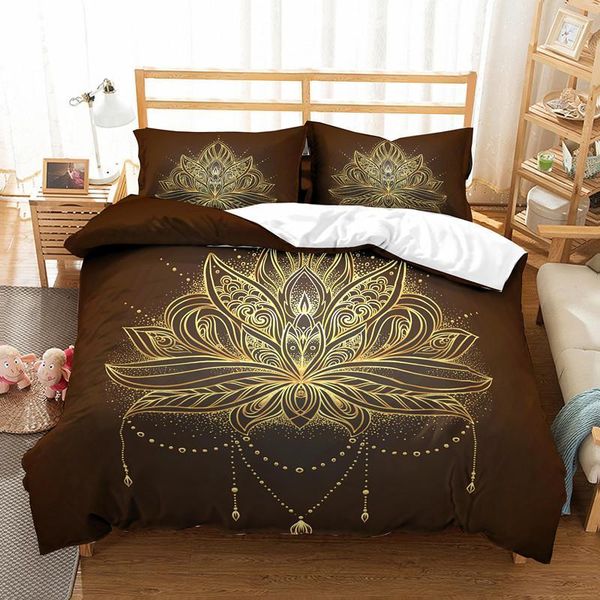 bedding sets 3d black dark set full size comforter bed1