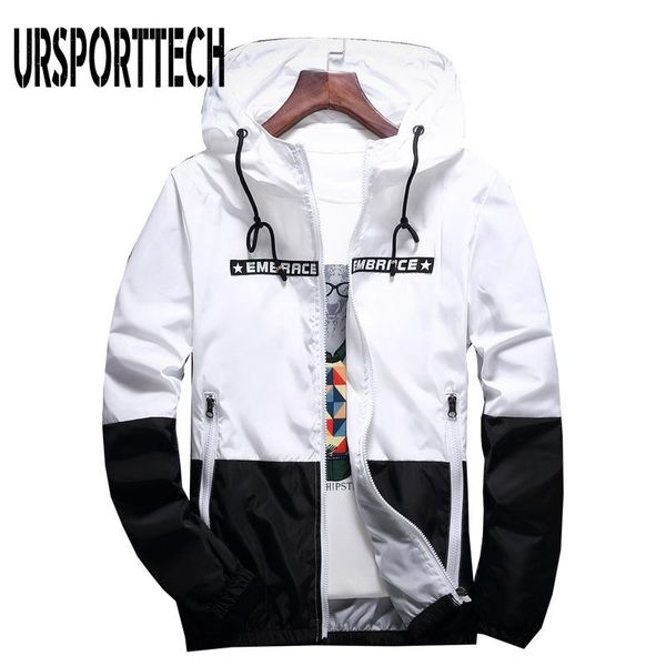 Spring Autumn Jacket Men Casual Hooded Slim Patchwork Windbreaker Jackets Male Outwear Zipper Thin Jacket Coat Brand Clothing, Black;brown
Spring Autumn Jacket Men Casual Hooded Slim Patchwork Windbreaker Jackets Male Outwear Zipper Thin Jacket Coat Brand Clothing, Black;brown
