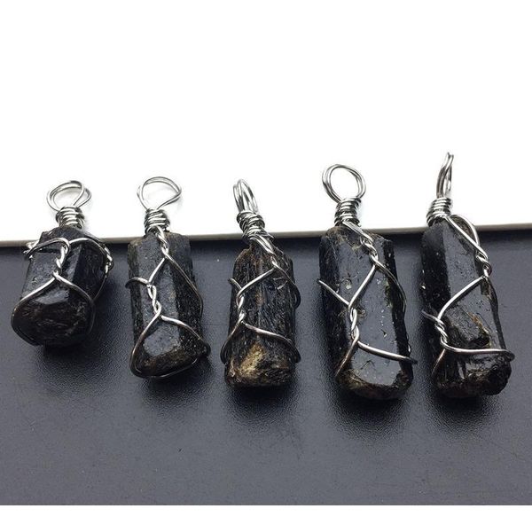 1pc natural diy stones dipped black tourmaline pendants raw stone irregular chakra healing crystal point energy pendant jllgwo
1pc natural diy stones dipped black tourmaline pendants raw stone irregular chakra healing crystal point energy pendant jllgwo
