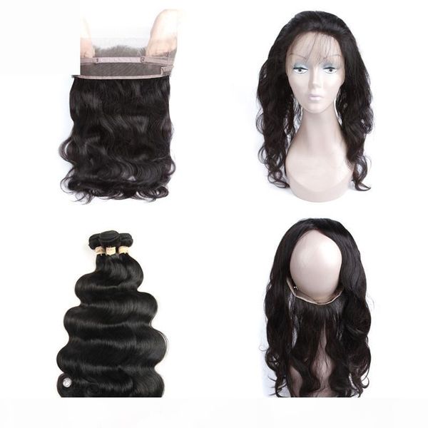 22x4x2 size 360 body wave lace frontal unprocessed brazilian human hair bundles with 360 body wave lace frontal closure brazilian hair, Black
22x4x2 size 360 body wave lace frontal unprocessed brazilian human hair bundles with 360 body wave lace frontal closure brazilian hair, Black