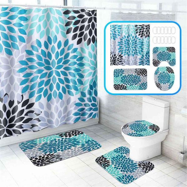 shower curtains geometric floral printed curtain sets non-slip rugs toilet lid cover and bath mat waterproof bathroom with hooks
shower curtains geometric floral printed curtain sets non-slip rugs toilet lid cover and bath mat waterproof bathroom with hooks