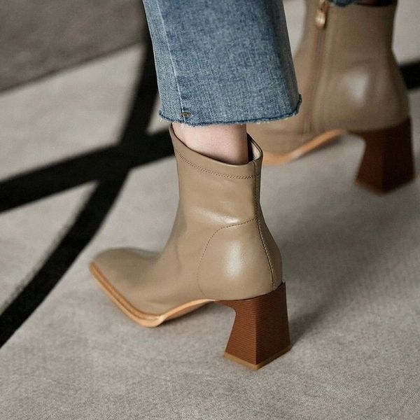 2020 fashion square heel square heel ankle boots women side zip party dress office lady daily shoes black khaki #dq6a
2020 fashion square heel square heel ankle boots women side zip party dress office lady daily shoes black khaki #dq6a