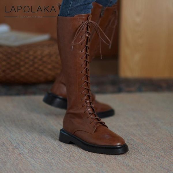 lapolaka 2020 новая мода британский стиль модные кожаные сапоги женщина обувь коренастый пятки лаконичным элегантный шнурков мотоциклов boot, Black
lapolaka 2020 новая мода британский стиль модные кожаные сапоги женщина обувь коренастый пятки лаконичным элегантный шнурков мотоциклов boot, Black