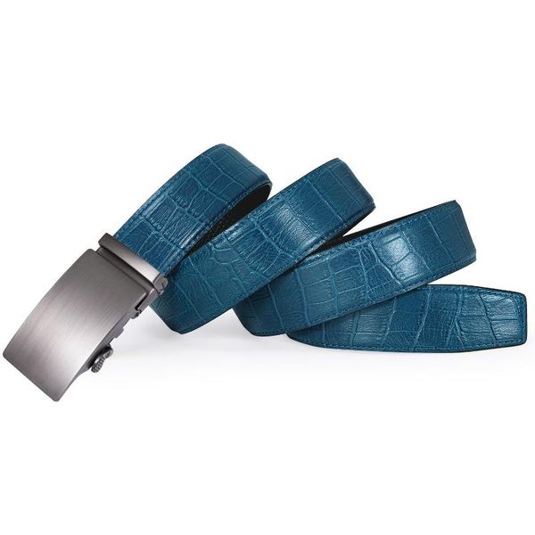 men's automatic buckle belt crocodile pattern genuine leather belt business casual waist strap dibangu, Black;brown
men's automatic buckle belt crocodile pattern genuine leather belt business casual waist strap dibangu, Black;brown