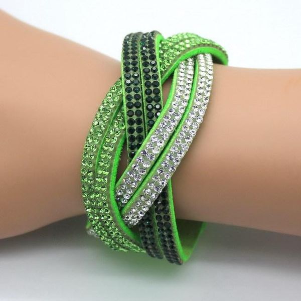 xqni brand classic female leather bracelet bangles 18cm rhinestone wrap charm crystal women bracelet jewelry wmtnjl, Golden;silver
xqni brand classic female leather bracelet bangles 18cm rhinestone wrap charm crystal women bracelet jewelry wmtnjl, Golden;silver