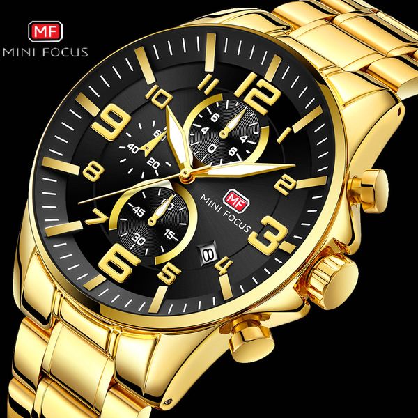 mini focus gold watch men mens watches chronograph brand luxury 2020 quartz calendar waterproof stainless steel, Slivery;brown
mini focus gold watch men mens watches chronograph brand luxury 2020 quartz calendar waterproof stainless steel, Slivery;brown