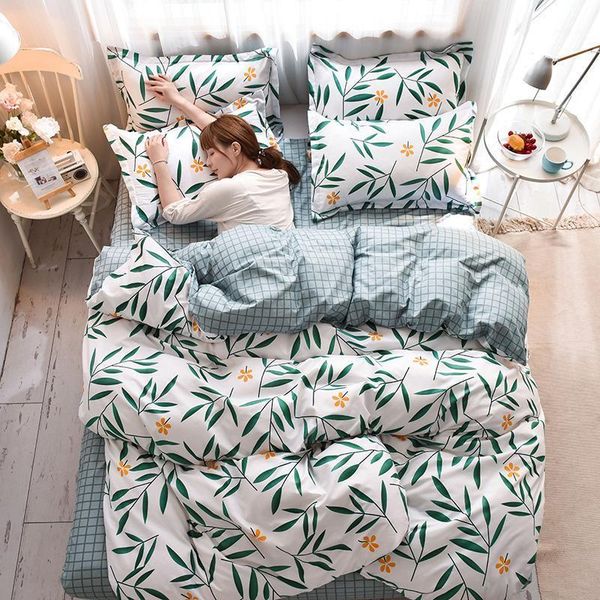 reactive printed flowers and leaves duvet cover fitted sheet pillowcase single full size bedding sets1
reactive printed flowers and leaves duvet cover fitted sheet pillowcase single full size bedding sets1
