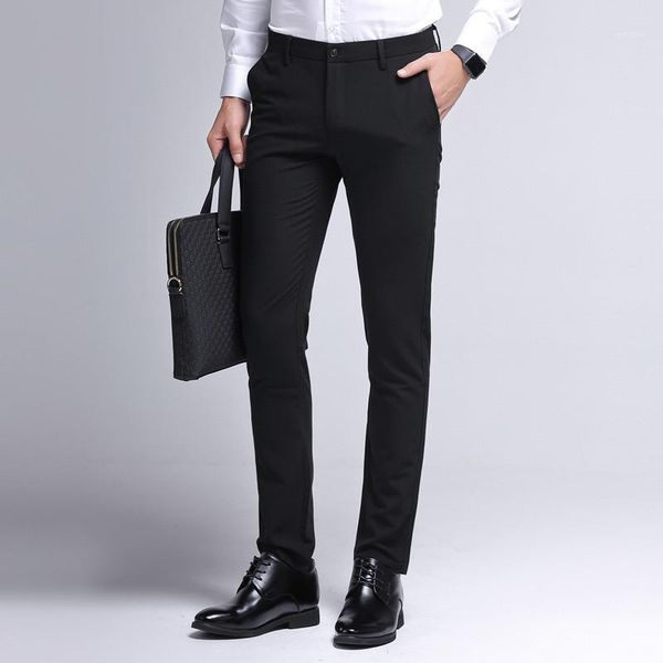men's trousers men's business casual suit pants spring and autumn slim suit pants wedding groom groomsman formal trousers1, White;black
men's trousers men's business casual suit pants spring and autumn slim suit pants wedding groom groomsman formal trousers1, White;black