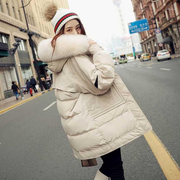 2020 winter new style korean version down jacket hair collar women medium and long style coat fashion all match lady clothes1, Black
2020 winter new style korean version down jacket hair collar women medium and long style coat fashion all match lady clothes1, Black