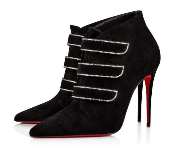 winter elegant triniboot strass booty women's booties luxury red bottom ankle boots high heels party wedding dress time eu35-43, Black
winter elegant triniboot strass booty women's booties luxury red bottom ankle boots high heels party wedding dress time eu35-43, Black