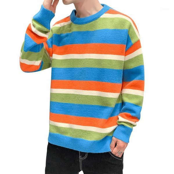 autumn winter mens o-neck pullover striped spacious soft long sleeve oc yq clothes knitted casual male brand sweater pull homme1, White;black
autumn winter mens o-neck pullover striped spacious soft long sleeve oc yq clothes knitted casual male brand sweater pull homme1, White;black