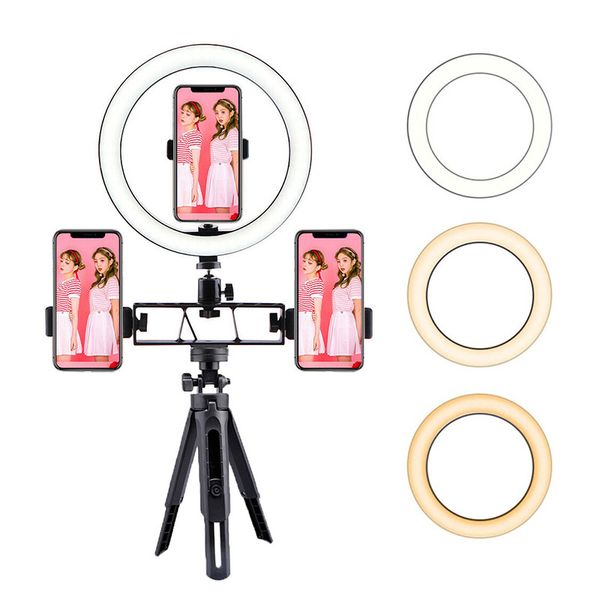 10inch ring lamp pgraphy video light usb led selfie ring lamp with phone holder table tripod for makeup youtube tik tok live
10inch ring lamp pgraphy video light usb led selfie ring lamp with phone holder table tripod for makeup youtube tik tok live