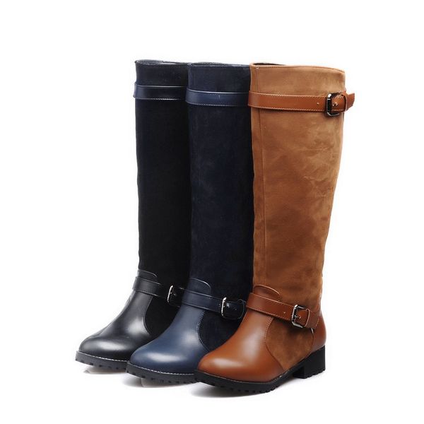 leather motorcycle boots women's high boots winter long tube boot lady punk gothic mid-calf low heel shoes cool cowboy. xz-067, Black
leather motorcycle boots women's high boots winter long tube boot lady punk gothic mid-calf low heel shoes cool cowboy. xz-067, Black