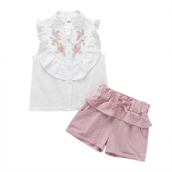 clothing sets #50 child girl set toddler kids baby girls ruffle floral elastic waist shorts outfits fashionable clothes for babies, White
clothing sets #50 child girl set toddler kids baby girls ruffle floral elastic waist shorts outfits fashionable clothes for babies, White