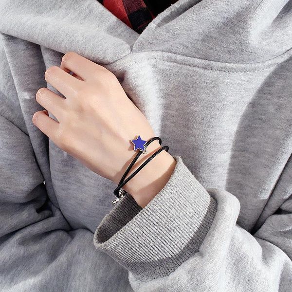 trendy jewelry star bracelet nylon rope adjustable couple bracelet party wedding gift jewelry accessories1, Golden;silver
trendy jewelry star bracelet nylon rope adjustable couple bracelet party wedding gift jewelry accessories1, Golden;silver