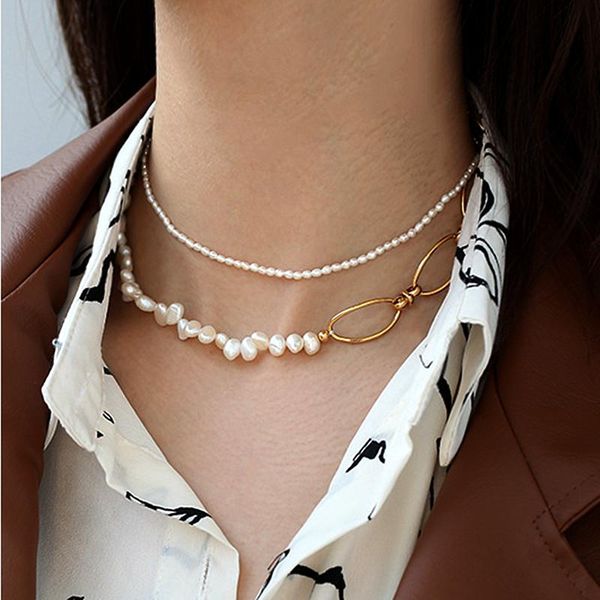 chokers timeless wonder glam natural pearl link chains choker necklace women jewelry punk ins trendy boho party goth prom japan 5134, Golden;silver
chokers timeless wonder glam natural pearl link chains choker necklace women jewelry punk ins trendy boho party goth prom japan 5134, Golden;silver