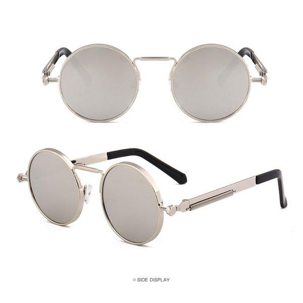 sunglasses 2021 summer style retro personality round frame sun glasses shopping party mechanical industry, White;black
sunglasses 2021 summer style retro personality round frame sun glasses shopping party mechanical industry, White;black